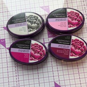 Lot of 4 Spectrum Noir Quick-Dry Dye Stamp Pads